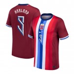 Günstige Fußballtrikots Norwegen Haaland 9 Heimtrikot 2024 Kurzarm